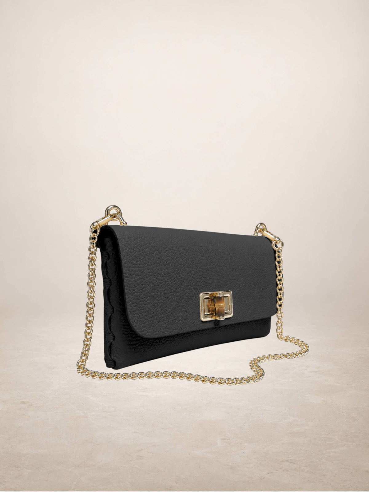 Amalfi - Bolso de piel negro