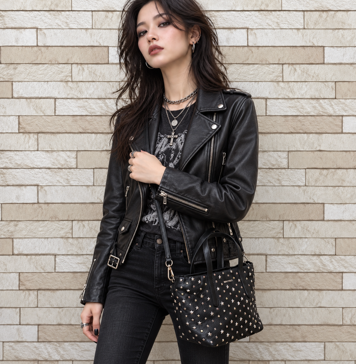 Bolso Jimmy Choo Mini Sarah de piel de becerro con tachuelas – De segunda mano, en excelentes condiciones
