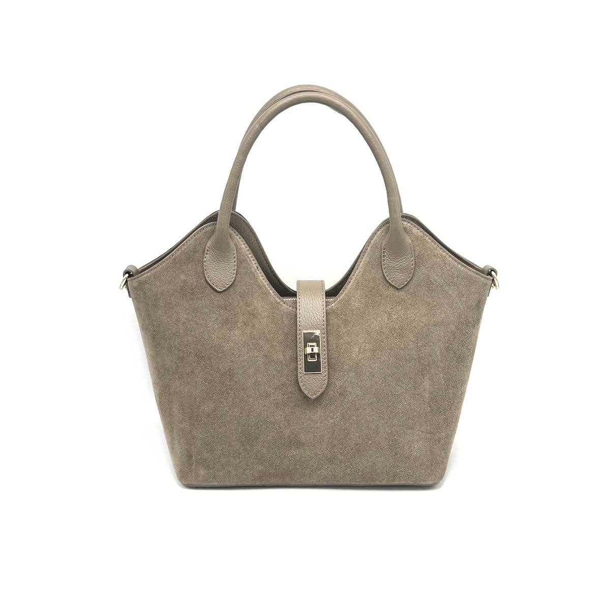 Bolso de Piel de Ante Burdeos Roma Made in Italy – Artesanía Italiana