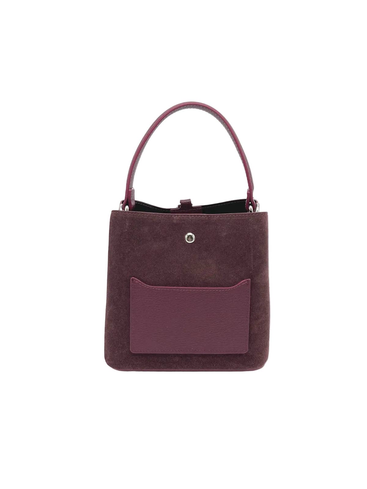 Bolso tipo saco Verona de ante Made in Italy – Artesanal italiana