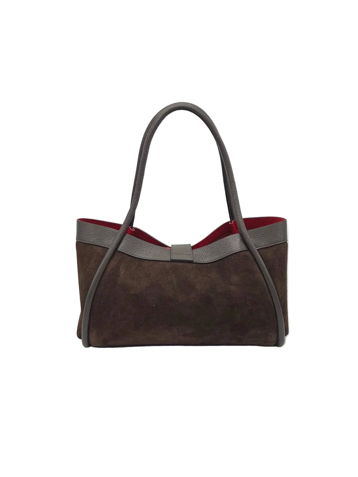 Bolso de Ante con Bandolera Firenze Made in Italy – Artesanía Italiana