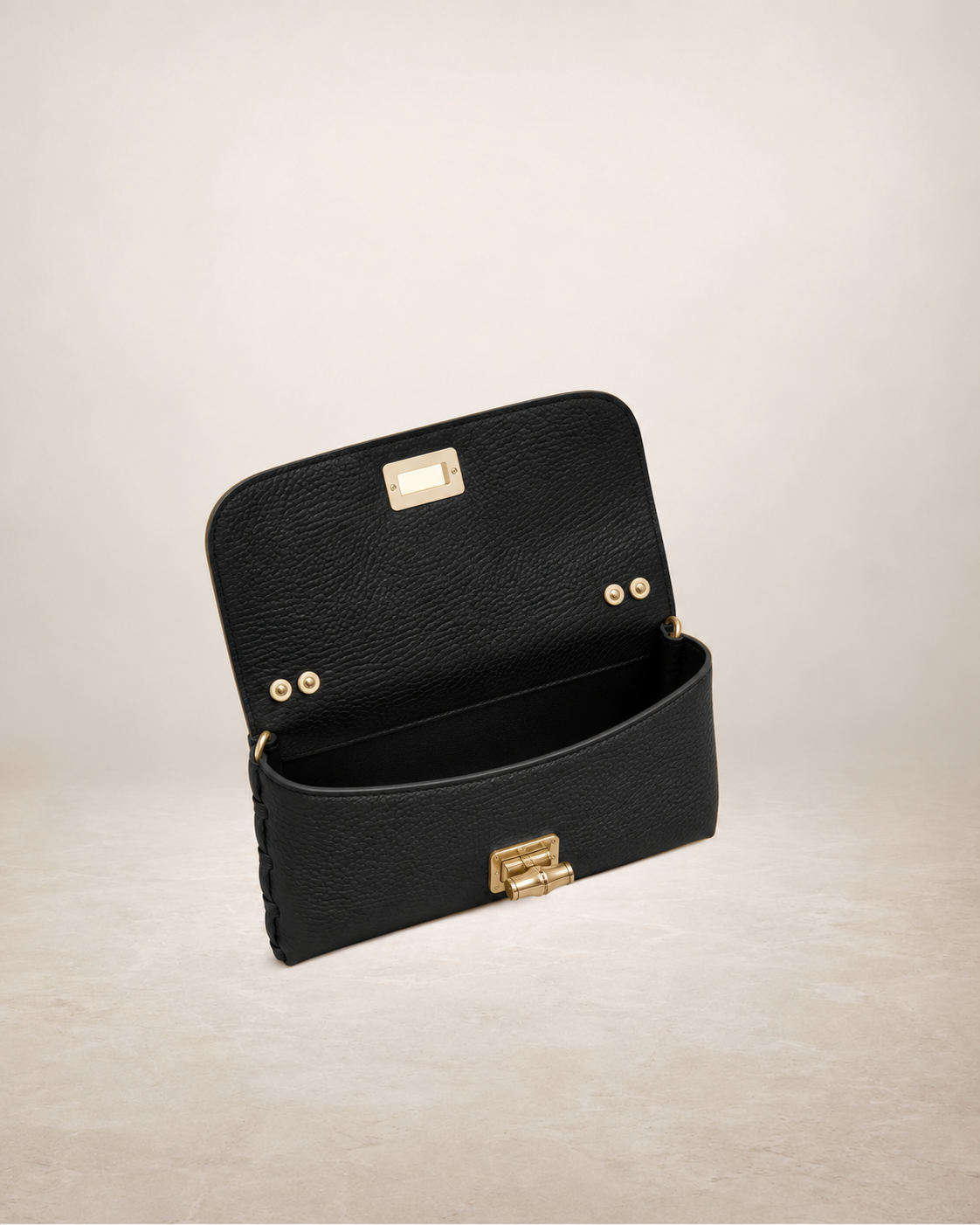 Amalfi - Bolso de piel negro