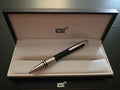 Stylo Montblanc StarWalker en résine noire plaqué platine 2007 – D'occasion en excellent état