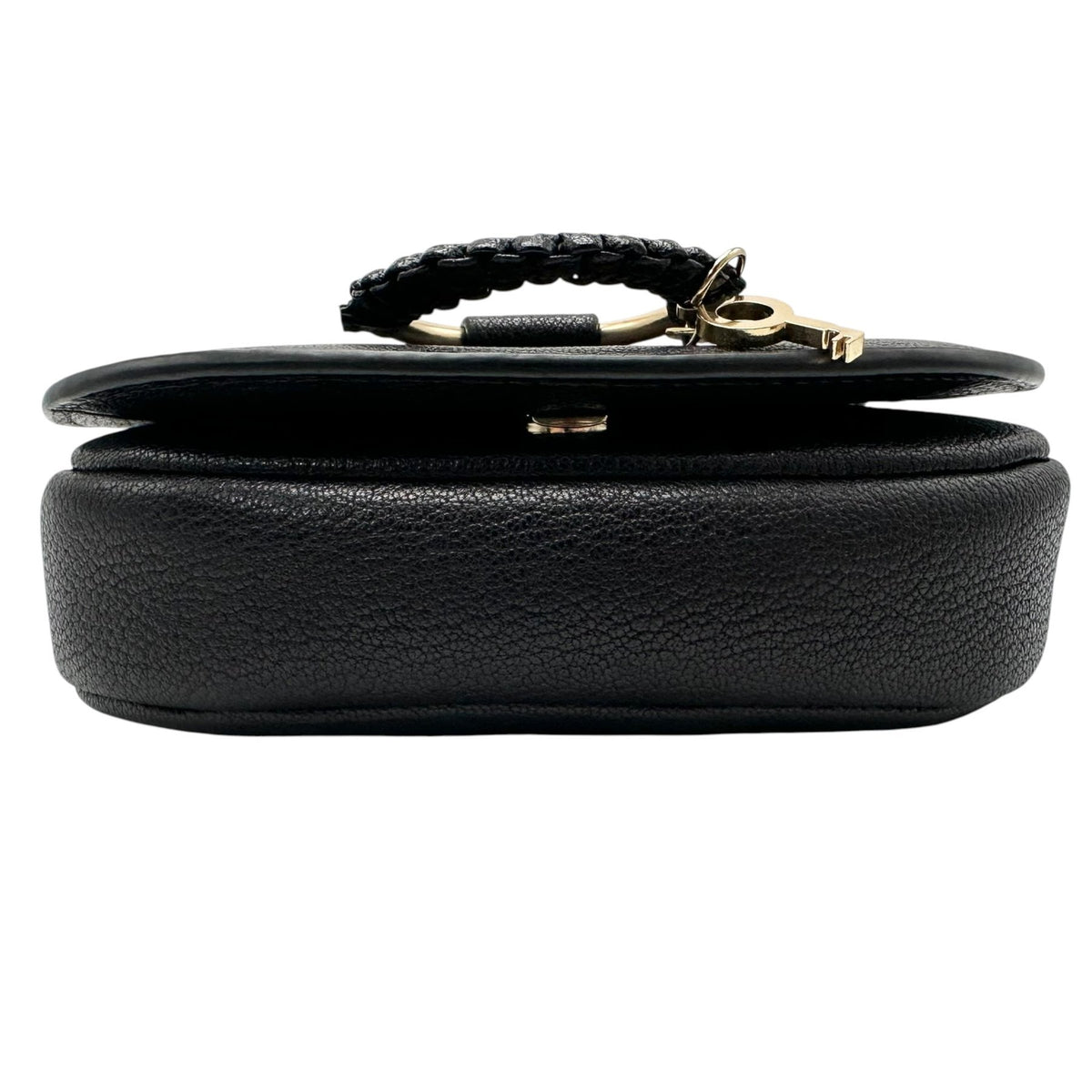 Bolso de silla de montar mini Hana de See by Chloé en negro con anilla: artículo de segunda mano en excelentes condiciones