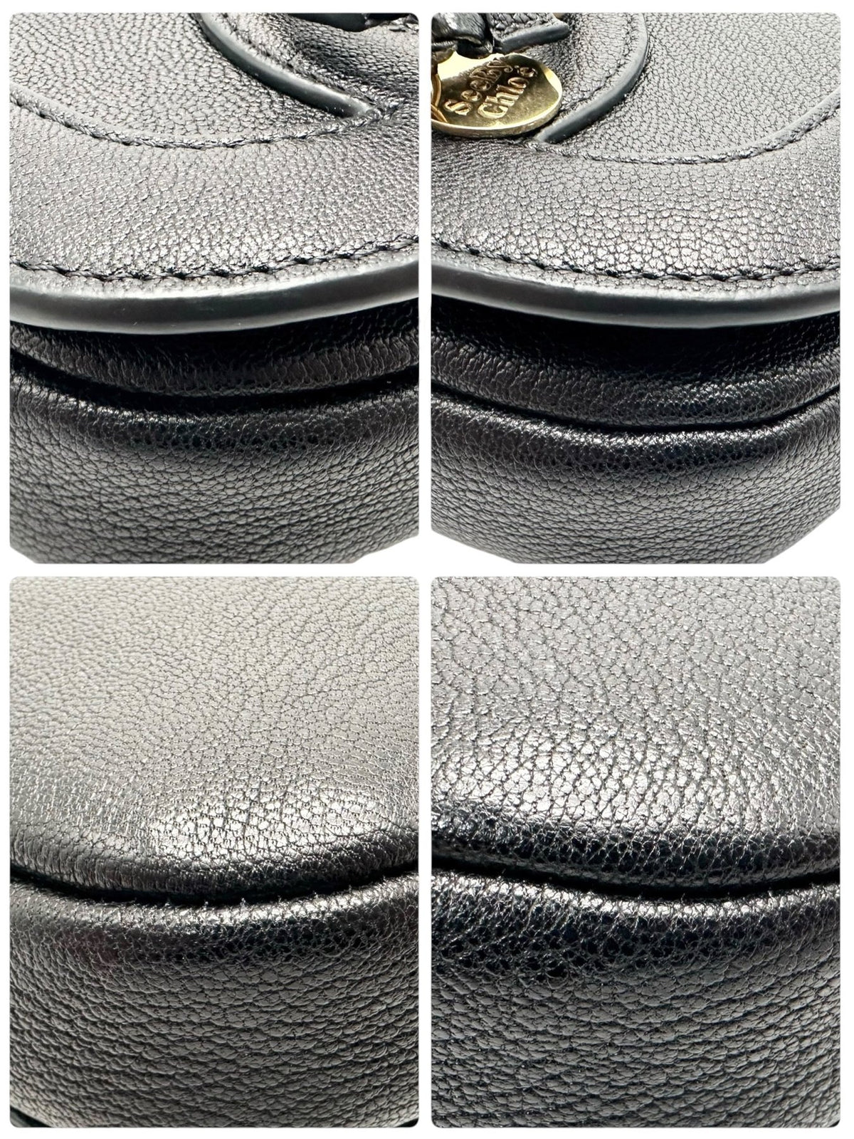 See by Chloé Hana Mini Black Saddle Bag with O-Ring – Pre-Owned Excellent Condition