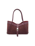 Florence Suede Leather Shoulder Bag Made in Italy – Italian Artisan Craftsmanship
