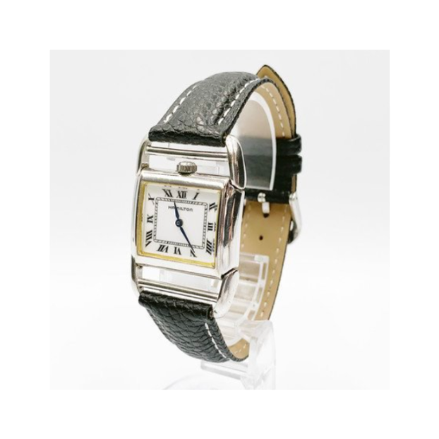 Hamilton Contour Ref. 6141 Reloj de Cuarzo Art Déco Vintage Años 90 – Seminuevo en Excelentes Condiciones