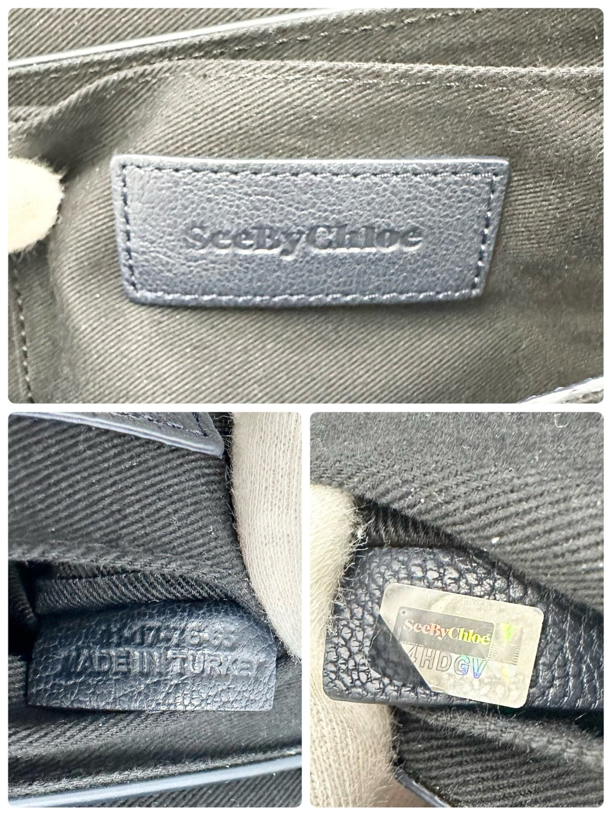 See by Chloé Hana Medium Borsa Bicolore Pelle e Camoscio – Pre-Owned Ottime Condizioni