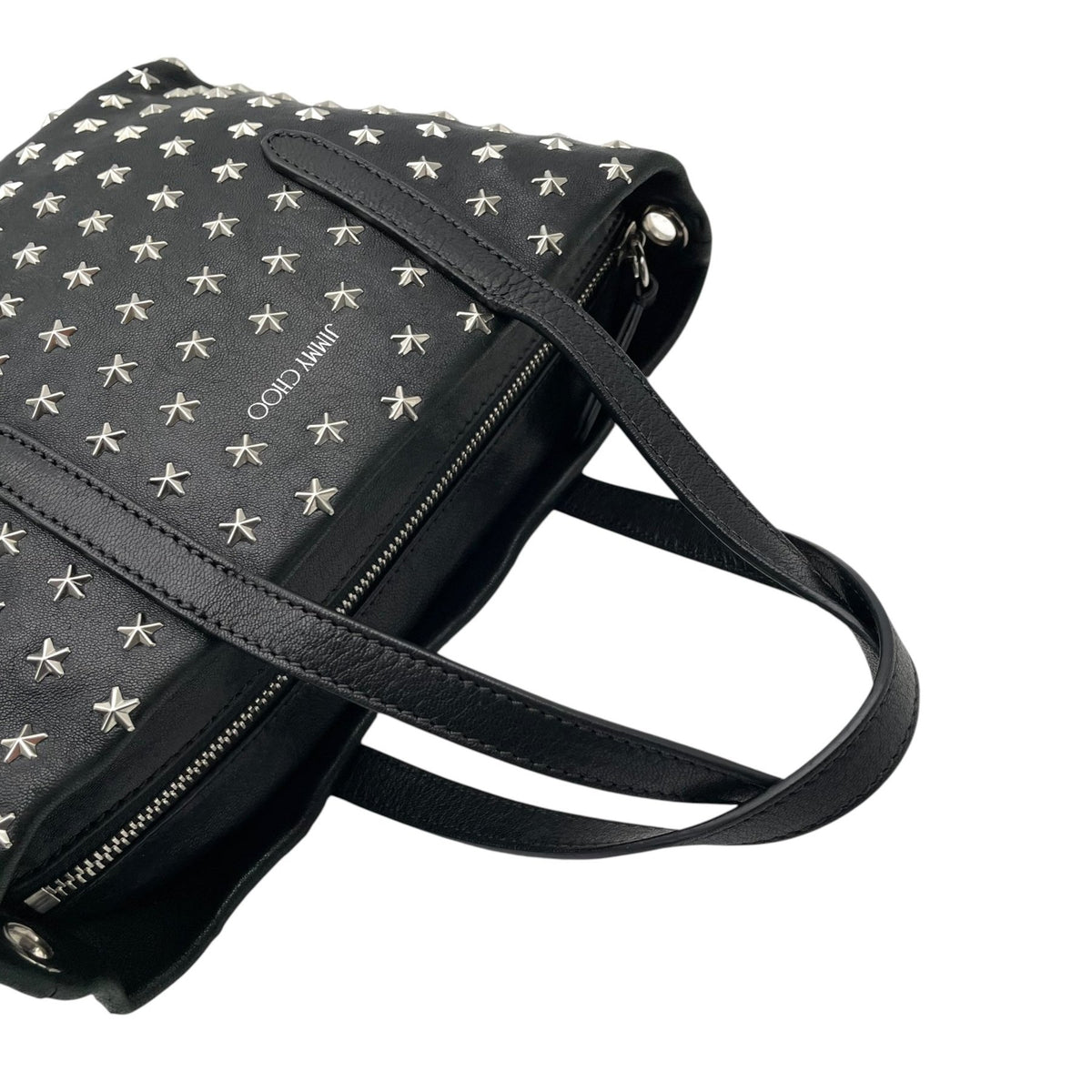 Bolso Jimmy Choo Mini Sarah de piel de becerro con tachuelas – De segunda mano, en excelentes condiciones