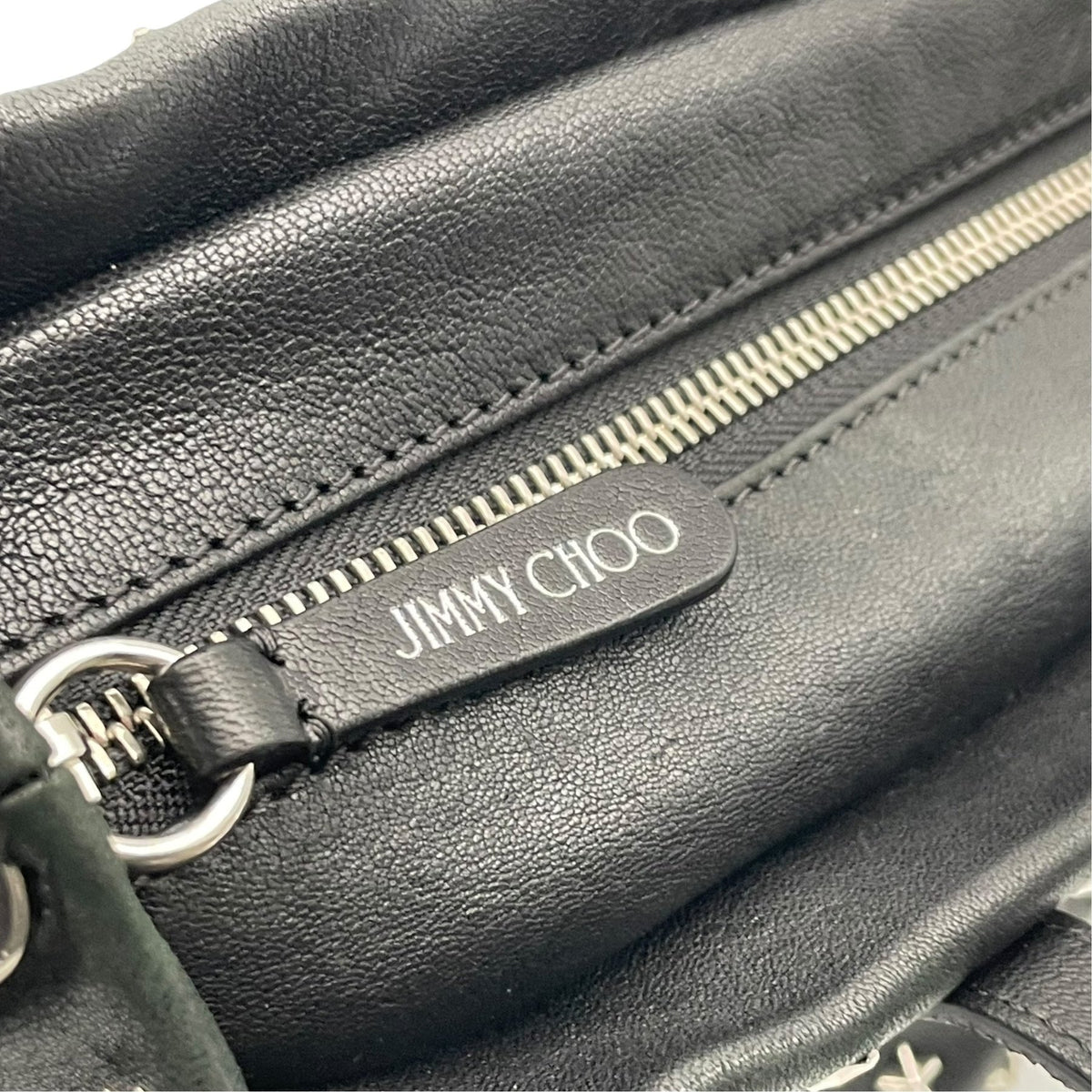 Bolso Jimmy Choo Mini Sarah de piel de becerro con tachuelas – De segunda mano, en excelentes condiciones